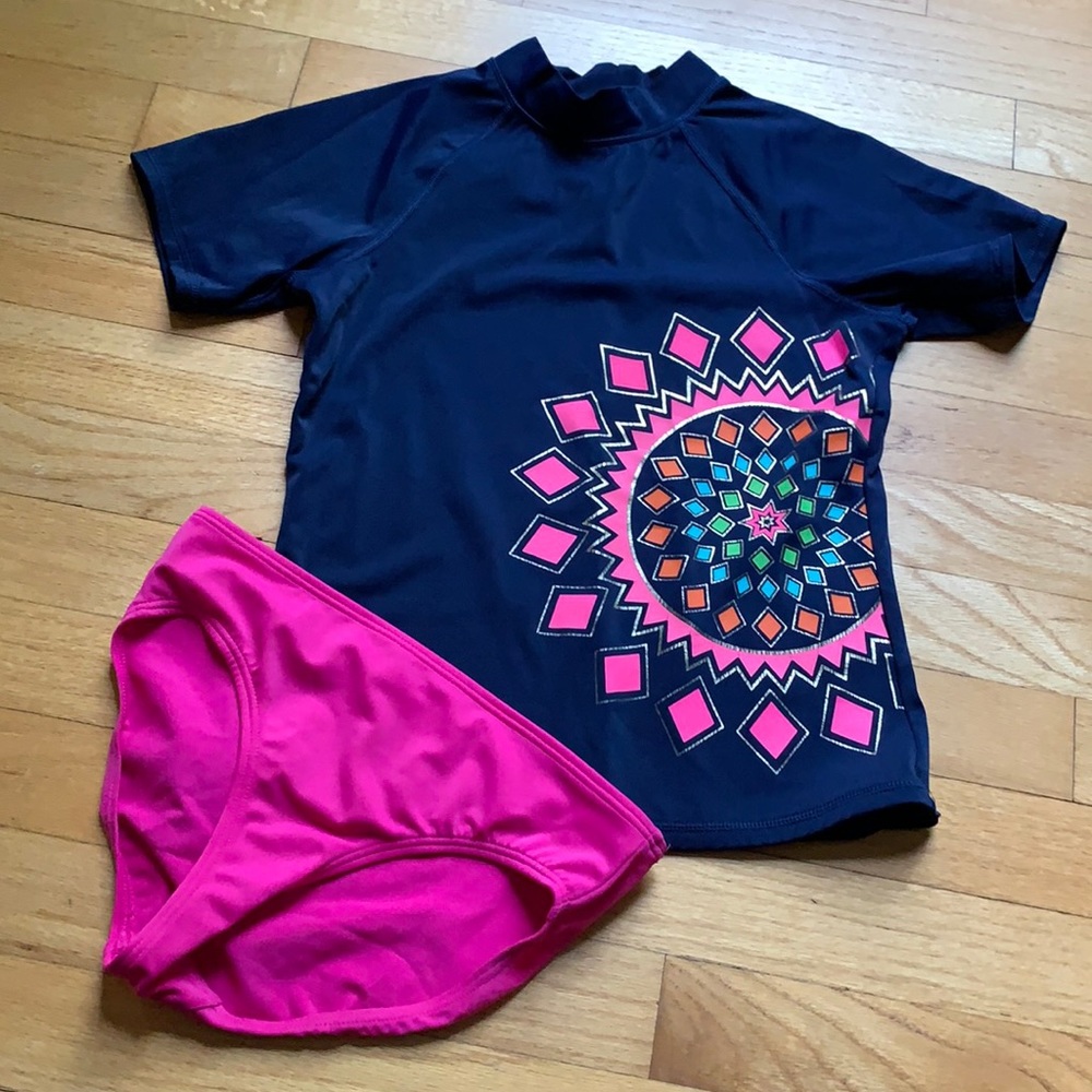 Girls Lands End swim set